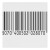 美庆 Y201超市防盗软标签磁贴射频不干胶贴纸防盗条码空白磁贴拍下1卷 方形条码1000张/卷