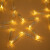 赫钢 LED星月窗帘灯星星灯遥控房间阳台庭院装饰圣诞节日灯 3.5米 插电款-星月窗帘灯-暖色