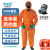 安思尔Ansell微护佳5000重型防化服化学防护服防苯耐酸碱防液AN耐腐蚀化学品防护服 连体防化服+防毒全面罩【防无机气体】 L【建议身高176-182cm】