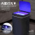 蓓尔蓝 智能垃圾桶 16L 带盖感应式酒店客房卫生间自动开盖电动垃圾筒 纯白色电池款