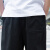 南极人（Nanjiren）2条装 休闲短裤男 纯色男士五分裤直筒男装裤子 黑+卡其M