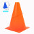 三角锥 小标志桶23锥形筒障碍物足球篮球训练三角锥儿童路障标志 23厘米--混色10个-