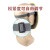 眼镜适用电焊面罩焊工轻便二保氩弧焊接全脸防护面具透气定制防烤 玻璃黑镜3付