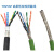 TRVVSP伺服编码器高柔性拖链电缆专用双绞屏蔽多芯线2/4/6/8/10芯京昂 12芯*0.2平方/米 绿色