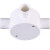 丰稚 三通圆接线盒 带盖 电线管接头 PVC电工套管配件 白色 65*40/3/dn16