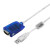宇泰(UTEK)USB转RS232串口线转换器笔记本配置线9针com口转接线扫 UT-8801 0.5m