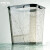 中环力安 轻奢办公室卫生间时尚纸篓垃圾桶 透明灰16L