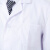 百舸白大褂长袖短袖女修身药房实验实习学生护士冬装夏装隔离衣（男长袖l）