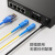 netLINK 千兆1光4电+1光1电单模双纤光纤收发器 工程电信级 1对 HTB-GS-03/4GE-80KM+HTB-GS-03/80KM