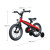 ninebot九号儿童自行车男女童3岁-6岁童车小孩14寸超轻铝合金单车辅助轮 14英寸红色-适合90-120cm