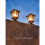 博雷奇太阳能柱头灯户外花园布置景观装饰防水墙头围墙灯大门柱子灯 2只装-地插灯