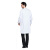 劳博士 TZ012 白大褂 工作服学校化学实验室服护士服药店食物厂工装白色 男M松紧袖