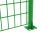 工品库 双边丝护栏网铁丝网圈地隔离网防护网高速公路围栏养殖网片（带一根底盘柱）直板4.5毫米1.5米高3米宽
