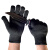 锐麻   防割手套一根钢丝手套多用途防切割劳保手套防护黑色手套 黑色 L 