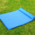 彬巡自动充气垫双人加宽户外野餐垫户外休闲防潮垫 190*155*3cm蓝色