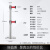 金柯 U型一米线栏杆 隔离带伸缩带 铸铁底座 不锈钢排队护栏礼宾杆 移动警戒线围栏 商场地铁机场定制 【双层3米拉带】铸铁底不锈钢