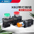 凯蓝智造 带灯金属平头按钮开关XB2  B级(铜点）;12V;BW3361绿色一常开 自复位/7个