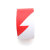 瑞珂韦尔（Rockwell）划线分区警示胶带斑马贴地板胶带楼梯车间危险标识地面PVC球场划线胶带 红白 5cm*14m