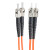 ST-ST多模双芯光纤跳线  5/10/20/25/50米尾纤62.5/125光钎线 多模双芯ST-ST 30m