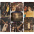 亦昇NBA球星海报篮球足球体育怀旧复古牛皮纸宿舍装饰画贴画 乔丹16张 51*35.5cm  150g哑光牛皮纸材质