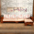 华世蒂中式现代实木沙发组合水曲柳布艺储物沙发客厅家具011 整套沙发011#