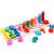婴幼儿童早教益智玩具小男孩女孩宝宝积木拼图数字形状颜色智力3-6周岁启蒙开发3合1配对认知板儿童玩具 三合一数字对数板