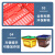 幸蕴（XINGYUN）大号手提购物塑料篮 储物收纳买菜筐 灰色