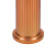 南 GPX-1 欧式罗马柱烟灰桶 垃圾桶 酒店宾馆果皮桶带烟灰缸 南方垃圾筒 玫瑰金 容量7升