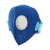 朝美 CM  2001折叠头戴式KN95防颗粒物防尘口罩（蓝色）600只/箱 蓝色 均码