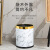 急先锋 垃圾桶厨房厕所卫生间轻奢简约 垃圾桶 10L-银圈杏色烤漆