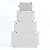 SEISO 防水盒 F型带耳塑料接线盒 密封盒 塑料配电箱 户外防水箱 F1-2【长200宽120高75】