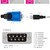 雕将（USB转9针头0.07m）rs232串口线公头转换器工业级转接线PL2303芯片ZE394C支编程