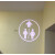 广告投影灯logo文字小心台阶斜坡地滑箭头指示图案投射灯安全 洗手间灯片 + 灯具