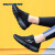 斯凯奇（Skechers）女鞋夏季跑步鞋春季新款黑武士时尚轻便透气网面休闲运动鞋子女 全黑色（偏小半码） 38.5