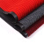 科力邦（Kelibang） 条纹复合地毯 可裁剪双条纹PVC复合防滑地垫 酒店地垫走廊防滑地毯1.2*10m KB1211酒红色