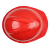 梅思安 10146674 豪华ABS 安全帽一指键帽衬针织吸汗带D型下颌带 1顶 红色 均码