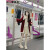 BGAI 法式新款秋冬娃娃领毛绒连衣裙+红色中长款毛衣新年过年两件套潮 02灰色 S