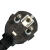 欧标VDE电源线铜0.75/1/1.5/2.5平方1.8米3米欧规电源线插头线 黑色 剥皮镀锡  3x075平方 2m