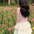 IPYF裙子夏天小个子小白裙2023春季新款网红假两件拼接针织衫+高腰显 假两件上衣 L