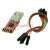 CP2102模块 USB TO TTL USB转串口模块UART STC下载器 红色带杜邦线