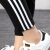 阿迪达斯 （adidas）新款女裤春季休闲运动裤休闲时尚收口小脚裤百搭长裤 FL0047三叶草/百搭三条纹  S