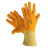 威特仕10-2327 驯鹿王鹿二层皮中袖款手感宝氩弧焊TIG手套 金黄色(1对) M 