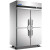 格林斯达四门双机双温冷柜大容量不锈钢商用厨房冰柜 四门双温QD1.0L4(冷冻冷藏)