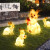 花园别墅卡通兔子草坪灯小区庭院灯户外创意LED简约现代户外景观灯草地灯防水 兔宝宝B-接电
