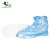 大杨A5便携式防水雨鞋套男女 XL码41-42 珠光蓝 防滑成人中筒透明中帮雨靴套 定制