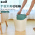 斯铂格 干湿分类垃圾桶 大号28*25*25cm 蓝绿色 办公室客厅卫生间无盖塑料垃圾纸篓 BGS-241
