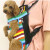 SLPC狗狗背包外出宠物背包双肩小狗胸前包便携猫包泰迪小型犬背包 黑色网布 S（适合5斤以下）