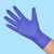 【L钻蓝加厚款橡胶100只】一次性乳胶手套加厚耐磨餐饮防水丁晴橡胶胶皮手套