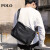 POLO单肩包男士横款斜挎包男运动大容量iPad包邮差包生日礼物送男友