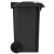 科力邦KB5103户外垃圾桶黑色新国标分类垃圾桶大号加厚100L(1个)
